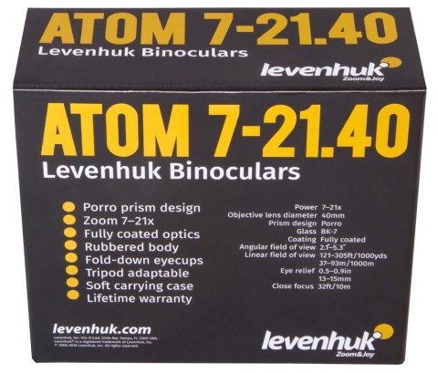 Levenhuk Lornetka Levenhuk Atom 7-21x40