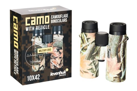 Levenhuk Lornetka Levenhuk Camo 10x42 z celownikiem Levenhuk Lornetka Levenhuk Camo 10x42 z celownikiem