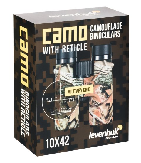 Levenhuk Lornetka Levenhuk Camo 10x42 z celownikiem Levenhuk Lornetka Levenhuk Camo 10x42 z celownikiem