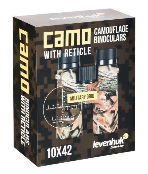 Levenhuk Lornetka Levenhuk Camo 10x42 z celownikiem