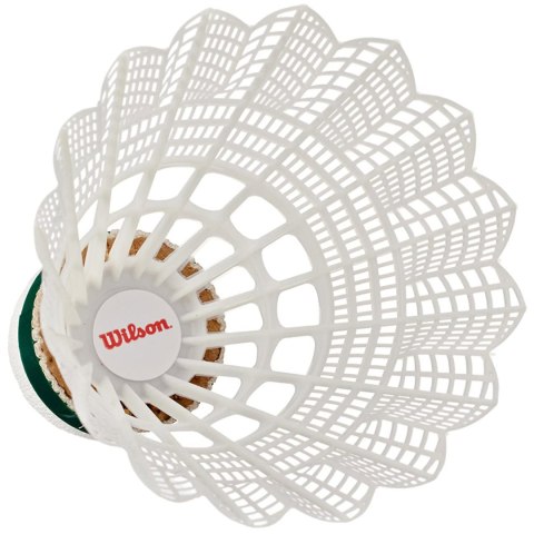 Lotki do badmintona Wilson Championship 6szt. białe WRT6042WH77