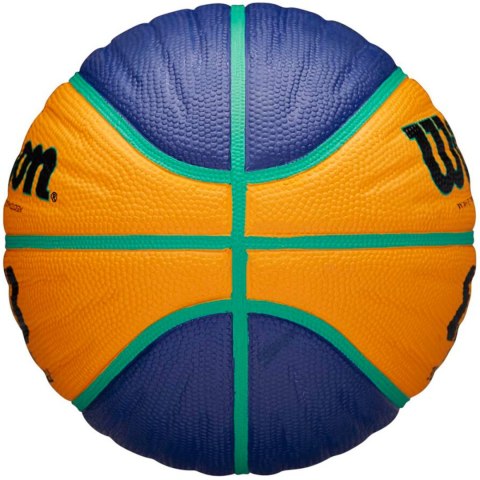 Piłka koszykowa Wilson Fiba 3x3 Junior żółto-niebieska WTB1133XB Piłka koszykowa Wilson Fiba 3x3 Junior żółto-niebieska WTB1133XB