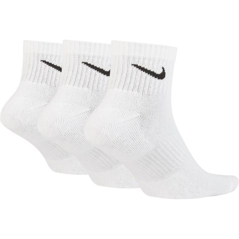Skarpety Nike Everyday Cushioned Ankle 3 pary białe SX7667 100 Skarpety Nike Everyday Cushioned Ankle 3 pary białe SX7667 100