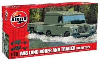 Airfix 02324 LWB Land Rover (Hard Top) & Trailer 1/76