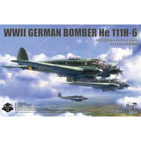 Border Model BF-018 WWII German Bomber He 111H-6