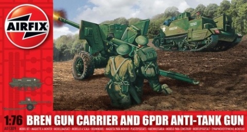 Airfix 01309V Bren Gun Carrier & 6pdr Anti-Tank Gun - 1/76