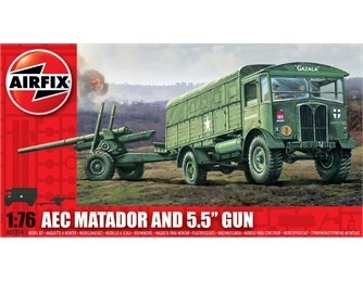 Airfix 01314V AEC Matador and 5,5 inch Gun - 1/76