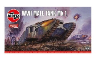 Airfix 01315V WWI Male Tank - 1/76
