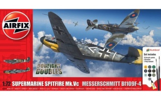 Airfix 50194 Gift Set - Supermarine Spitifre Mk.Vc Messerschmitt Bf109F-4 - 1/72