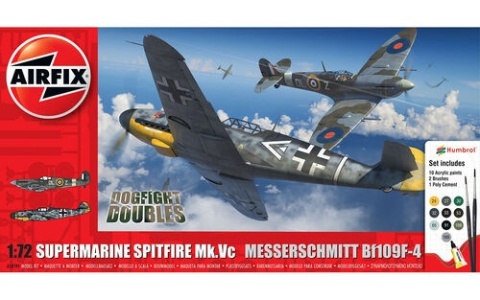 Airfix 50194 Gift Set - Supermarine Spitifre Mk.Vc Messerschmitt Bf109F-4 - 1/72