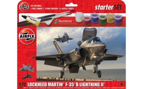 Airfix 55010 Starter Set - Lockheed Martin F-35 B Lightning II - 1/72