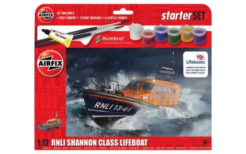 Airfix 55015 Starter Set - RNLI Shannon Class Lifeboat - 1/72