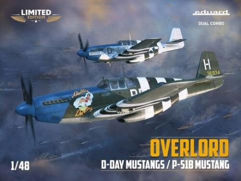 Eduard 11181 Overlord: D-Day Mustangs / P-51B Dual Combo 1/48
