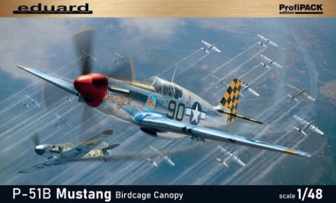 Eduard 82107 P-51B Mustang Birdcage Canopy ProfiPack Edition 1/48