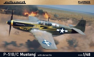 Eduard 82108 P-51B/C Mustang w/ Dorsal Fin ProfiPack Edition 1/48
