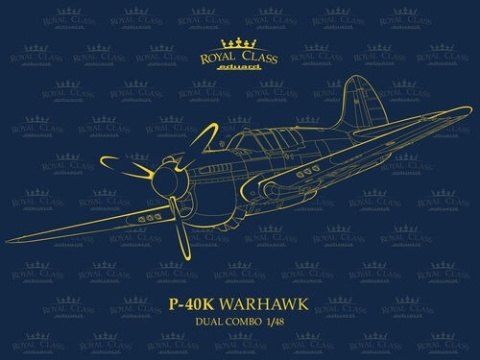 Eduard R0024 Curtiss P-40 K Warhawk Dual Combo 1:48