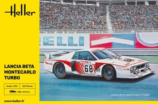 Heller 80741 Lancia Beta Montecarlo Turbo 1/24