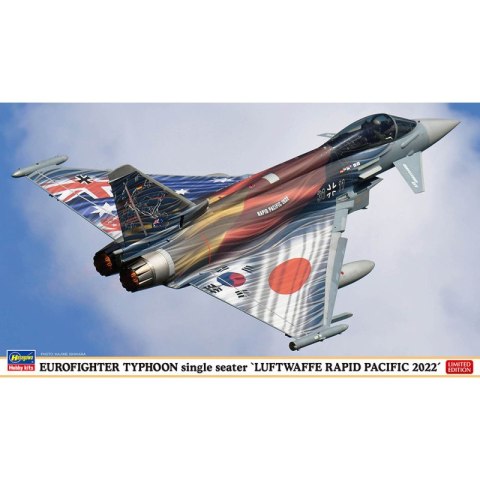 Hasegawa 02430 Eurofighter Typhoon Single Seater 'Luftwaffe Rapid Pacific 2022'