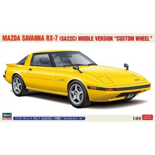 Hasegawa 20798 Mazda Savanna RX-7 (SA22C) Middle Version "Custom Wheel"