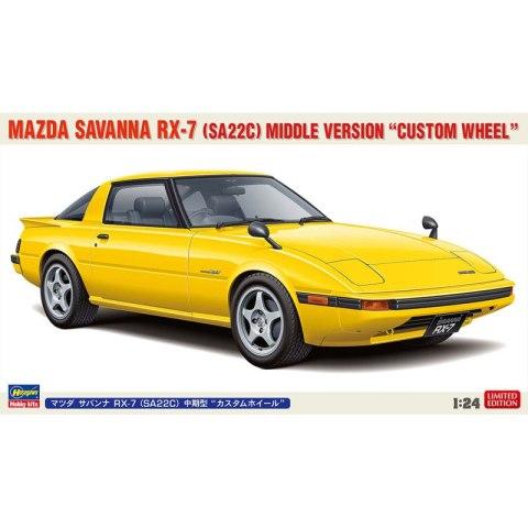 Hasegawa 20798 Mazda Savanna RX-7 (SA22C) Middle Version "Custom Wheel"