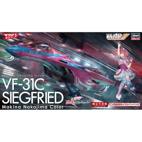 Hasegawa 65845 Macross Delta The Movie VF-31C Siegfried Makina Nakajima Color