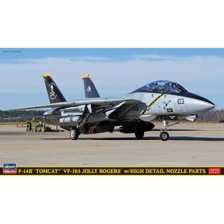 Hasegawa SP673-52473 F-14B Tomcat 'VF-103 Jolly Rogers' w/ High Detail Nozzle Parts