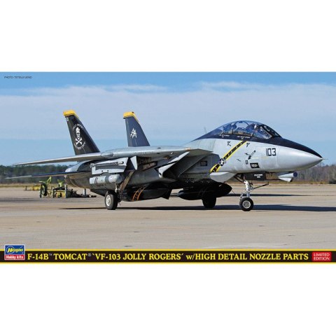 Hasegawa SP673-52473 F-14B Tomcat 'VF-103 Jolly Rogers' w/ High Detail Nozzle Parts