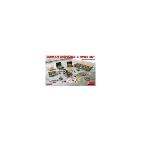 Mini Art 35258 German Grenades & Mine Set