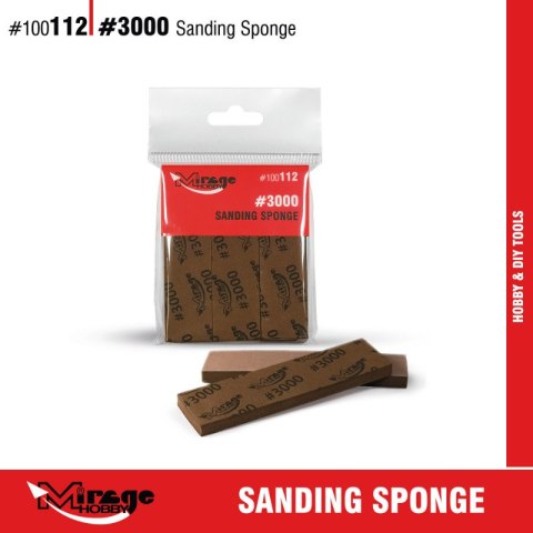 Mirage 100112 Sanding Sponge #3000 (6 pcs)