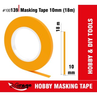Mirage 100139 Masking Tape 10 mm (18 m)