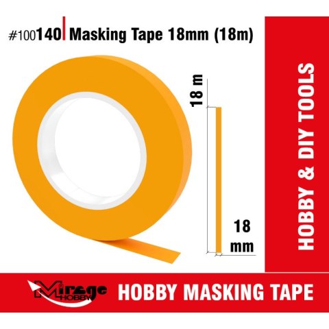 Mirage 100140 Masking Tape 18 mm (18 m)