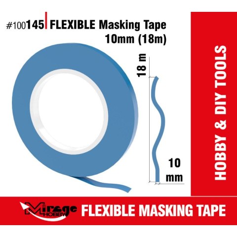 Mirage 100145 Flexible Masking Tape 10 mm (18 m)