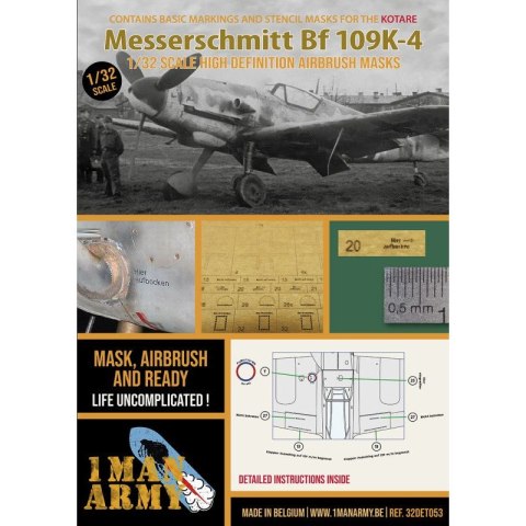 1 Man Army 32DET053 Messerschmitt Bf 109 K4 (Kotare)