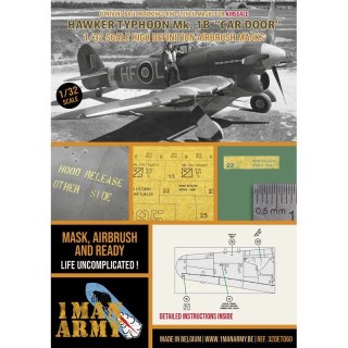 1 Man Army 32DET060 Hawker Typhoon Mk. 1B "Car Door" (Airscale)