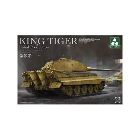Takom 2096 WWII German King Tiger Initial 4in1