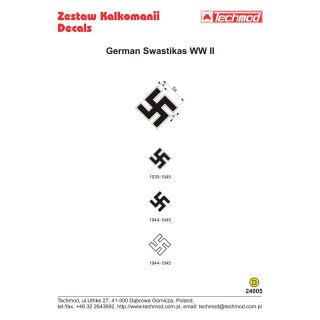 Techmod 24005 German Swastikas WW III