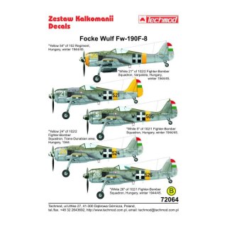 Techmod 72064 Fw-190F-8