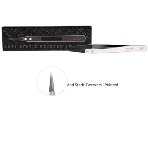 DSPIAE AT-TZ07 Anti-Static Tweezers (Pointed) (56948/54090)