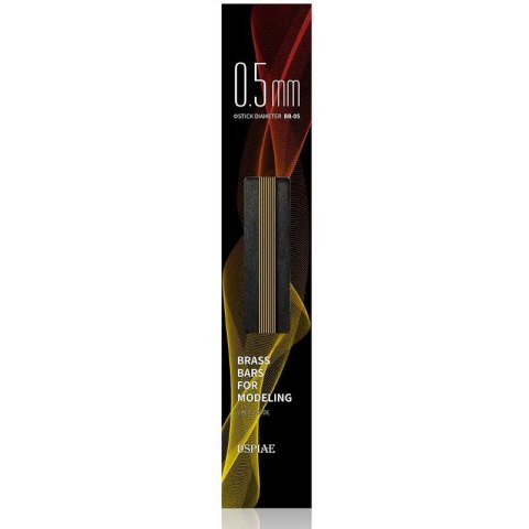 DSPIAE BB-0.5 Brass Bars For Modeling 0,5 mm (8 pcs) (56822/54250)