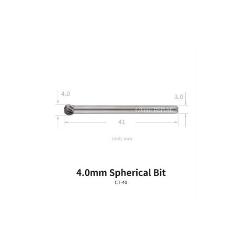 DSPIAE CT-40 Chamfering Tool Spherical Bit 4,0 mm