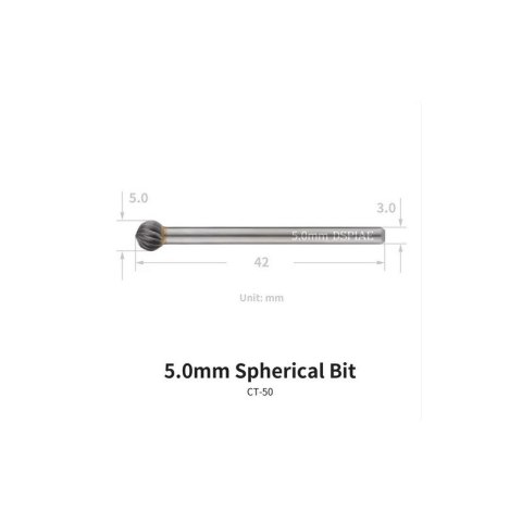 DSPIAE CT-50 Chamfering Tool Spherical Bit 5,0 mm