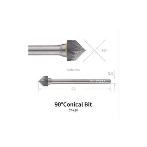 DSPIAE CT-A90 Chamfering Tool Conical Bit 90°