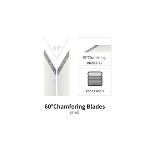 DSPIAE CT-B60 Chamfering Tool Blades 60° (54634)