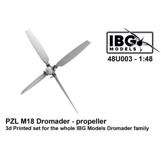 IBG 48U003 PZL M18 Dromader - Propeller 3D Printed Set
