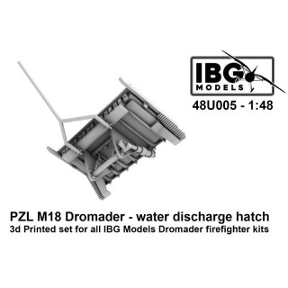 IBG 48U005 PZL M18 Dromader - Water Discharge Hatch 3D Printed Set