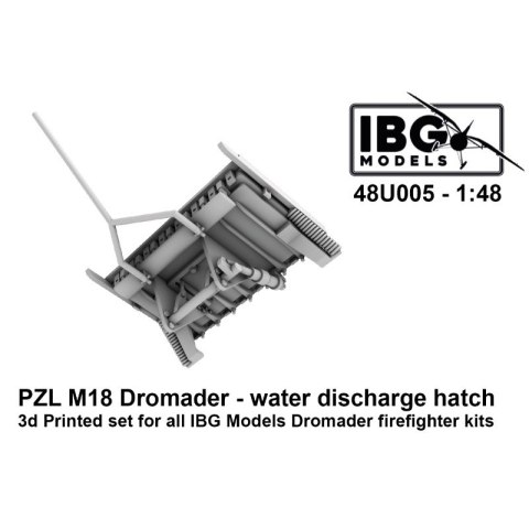 IBG 48U005 PZL M18 Dromader - Water Discharge Hatch 3D Printed Set