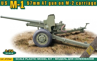 ACE 72562 US M-1 57 mm AT Gun on M-2 Carriage