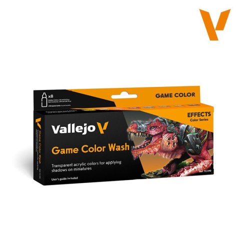 Vallejo 72190 Game Color Set Wash (8 x 18 ml)