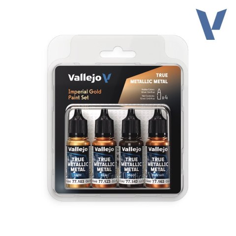 Vallejo 77252 TMM Set - Imperial Gold (4 x 18 ml)