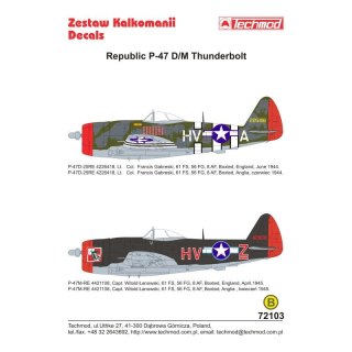 Techmod 72103 Republic P-47D/M